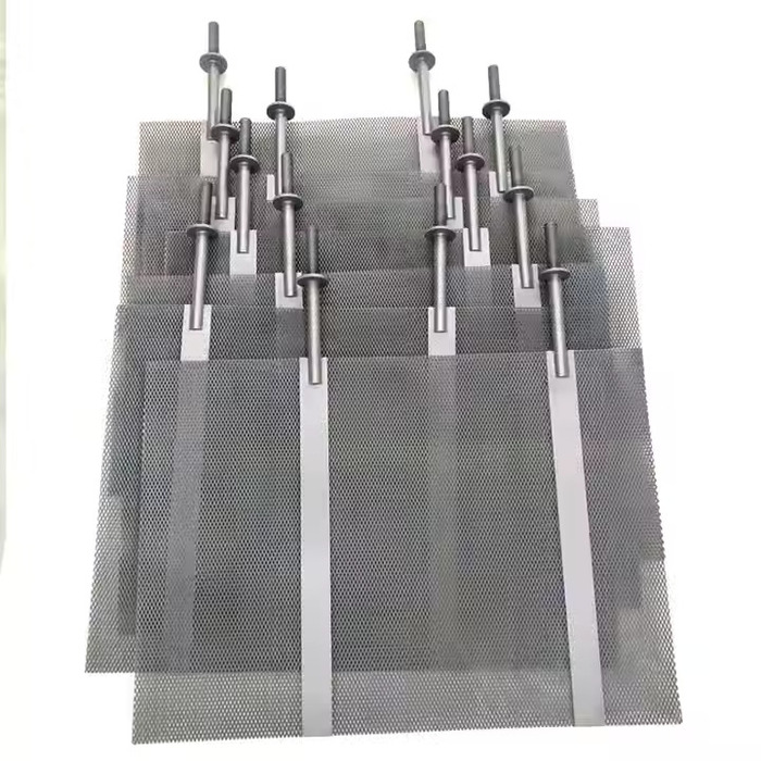Titanium anode for gold plating